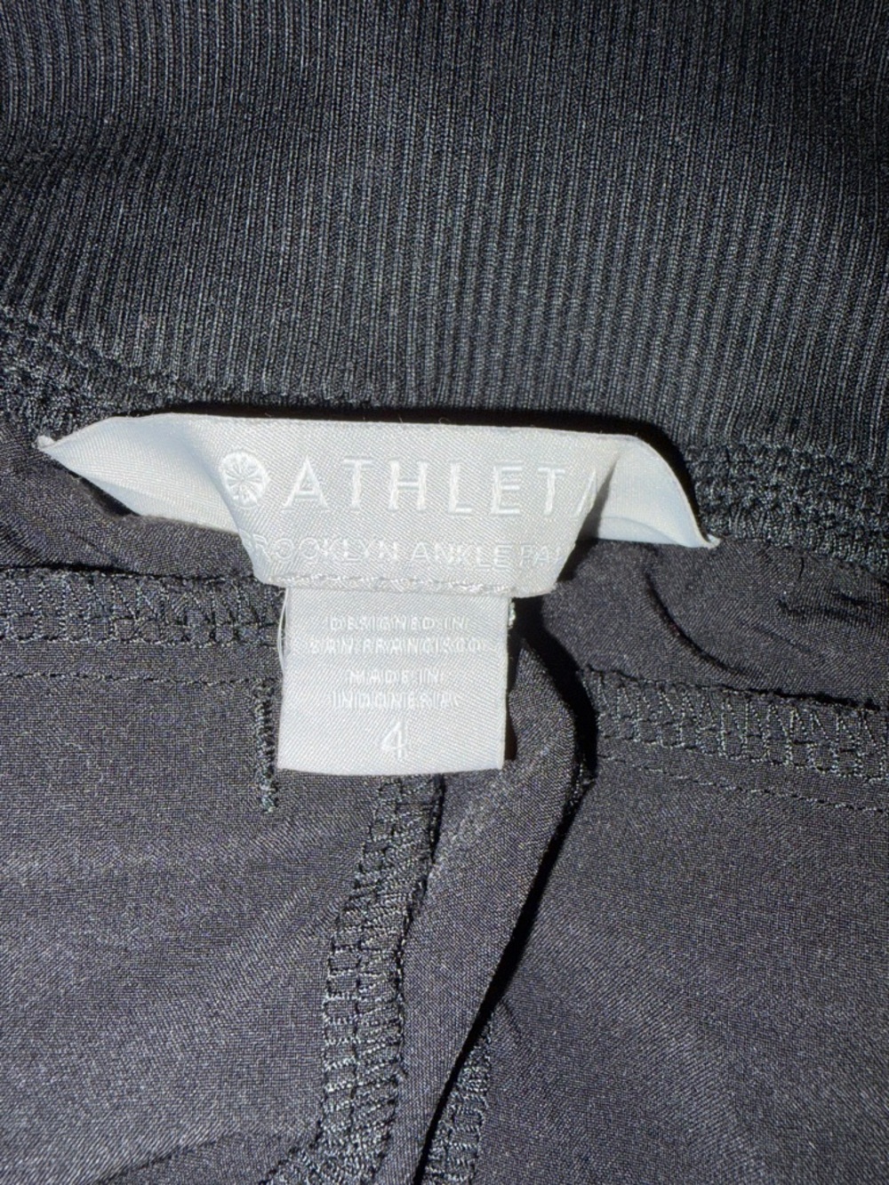 Athleta Brooklyn ankle Black  Women's Pants 4 - Picture 6 of 6